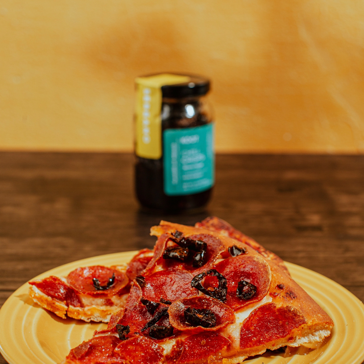 Koot Chili Crisp on pizza