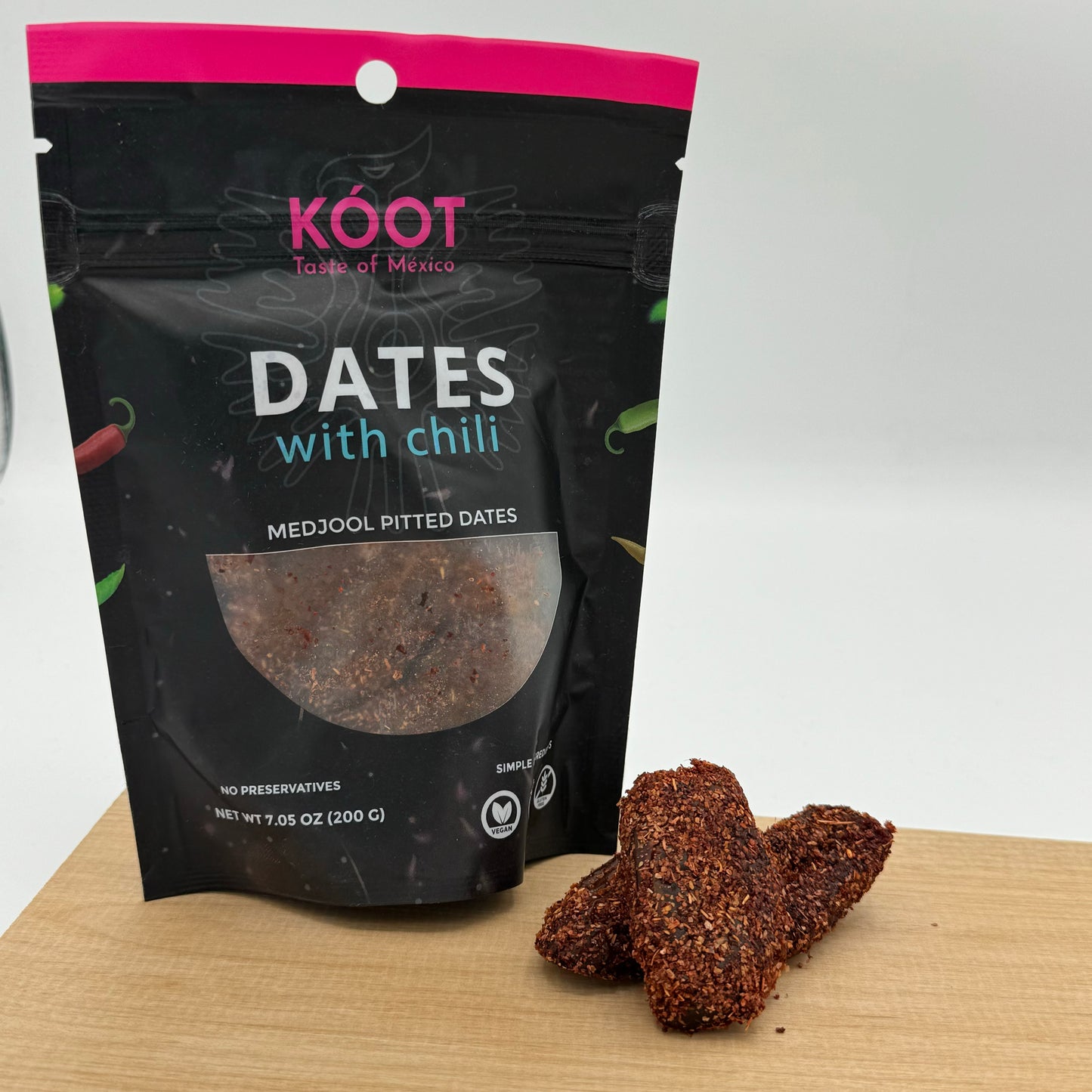 Koot Dates with Chili All Natural (4-Pack)