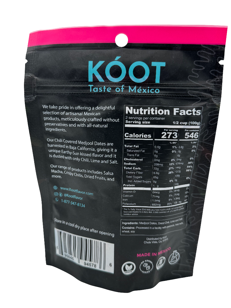 Koot Dates with Chili All Natural (4-Pack)