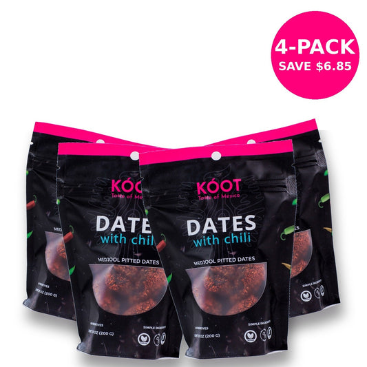 Koot Dates with Chili All Natural (4-Pack)